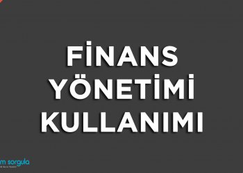 Finans Yönetimi Kullanımı